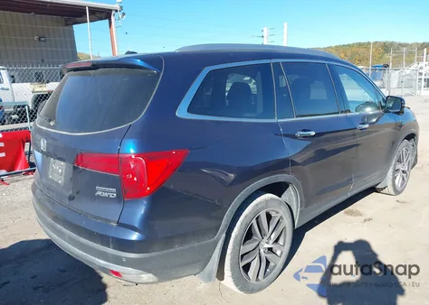 2017 Honda Pilot Touring from USA, damaged, VIN 5FNYF6H95HB032043